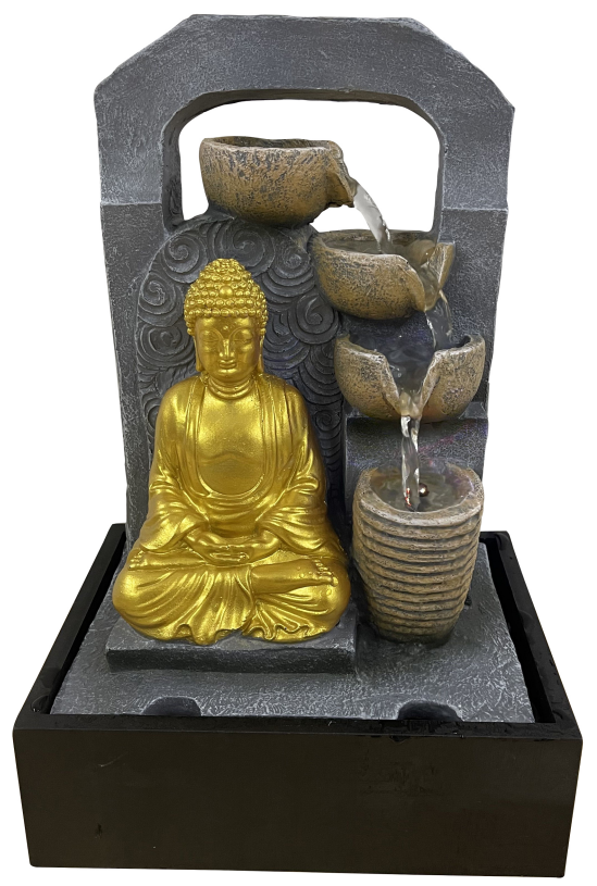 Artesanías de adornos de agua que fluye