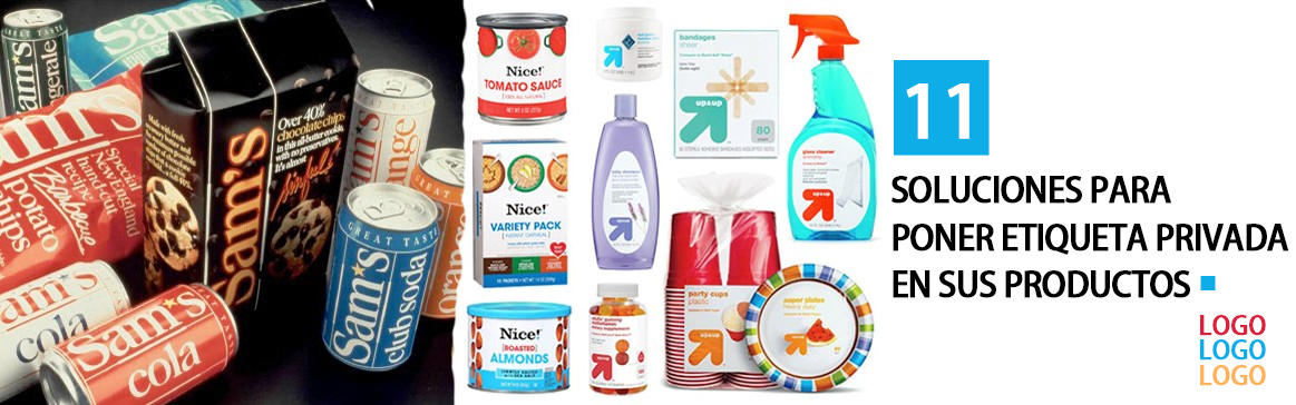 11 soluciones para poner etiqueta privada en sus productos