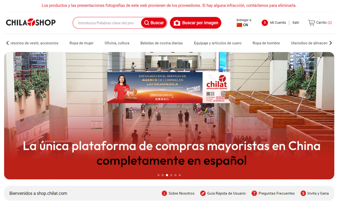 Chilatshop: La única plataforma mayorista en español de China para que los clientes latinoamericanos compren con facilidad