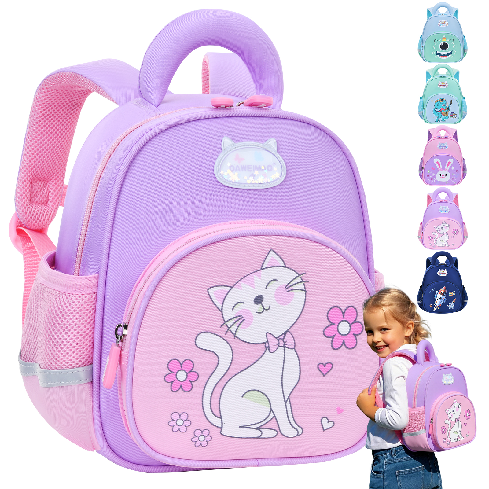 Kindergarten Bolsa de hombro Bolsa de nylon para niños