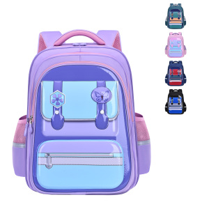 Mochila escolar de imitación nailon con correas reforzadas Proveedor mayorista de fábrica