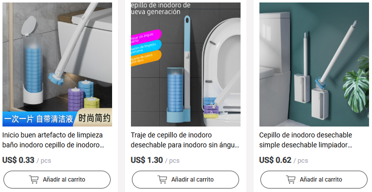 Cepillos de inodoro desechables al por mayor desde China 2025