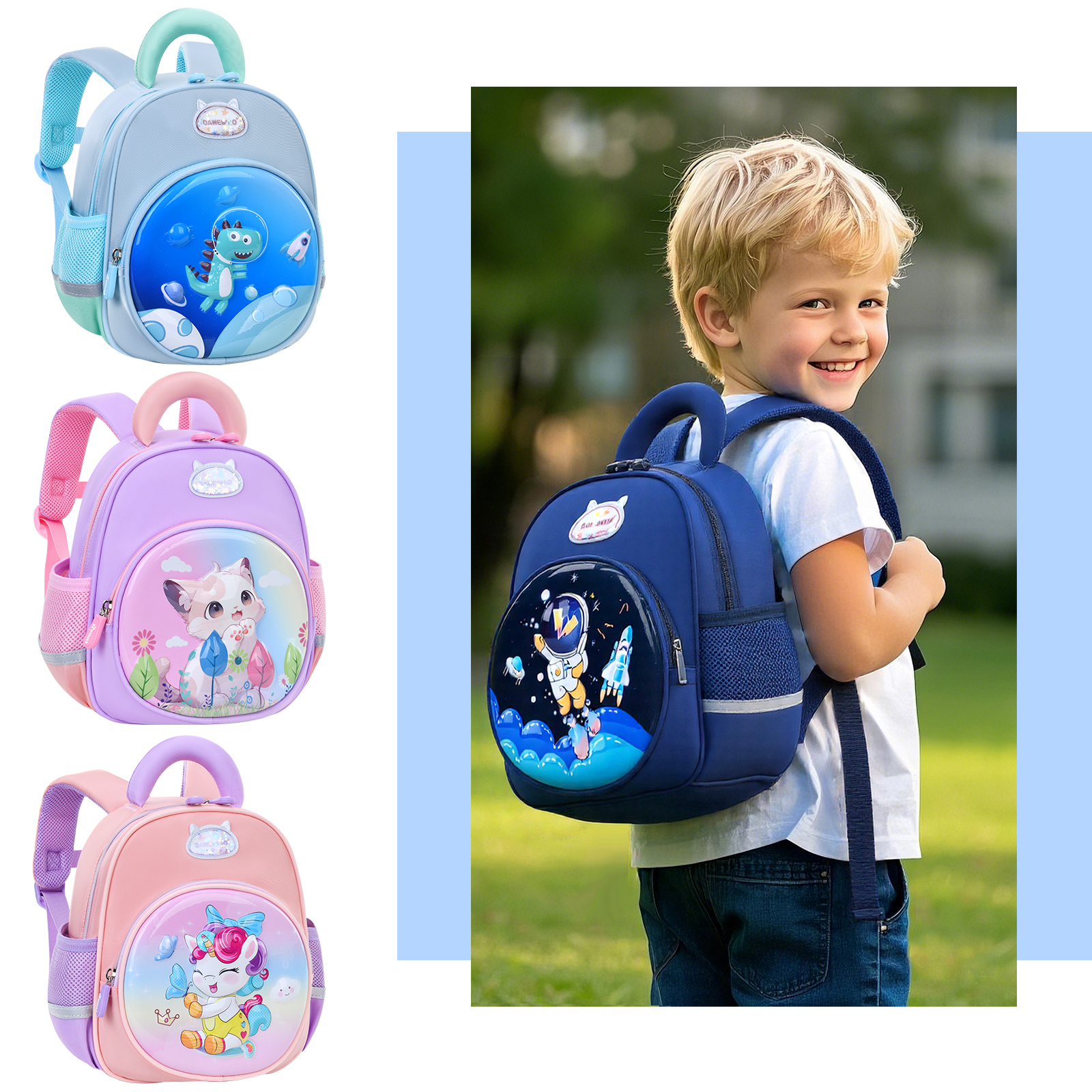 Mochila escolar de nailon duradero Proveedor directo de fábrica