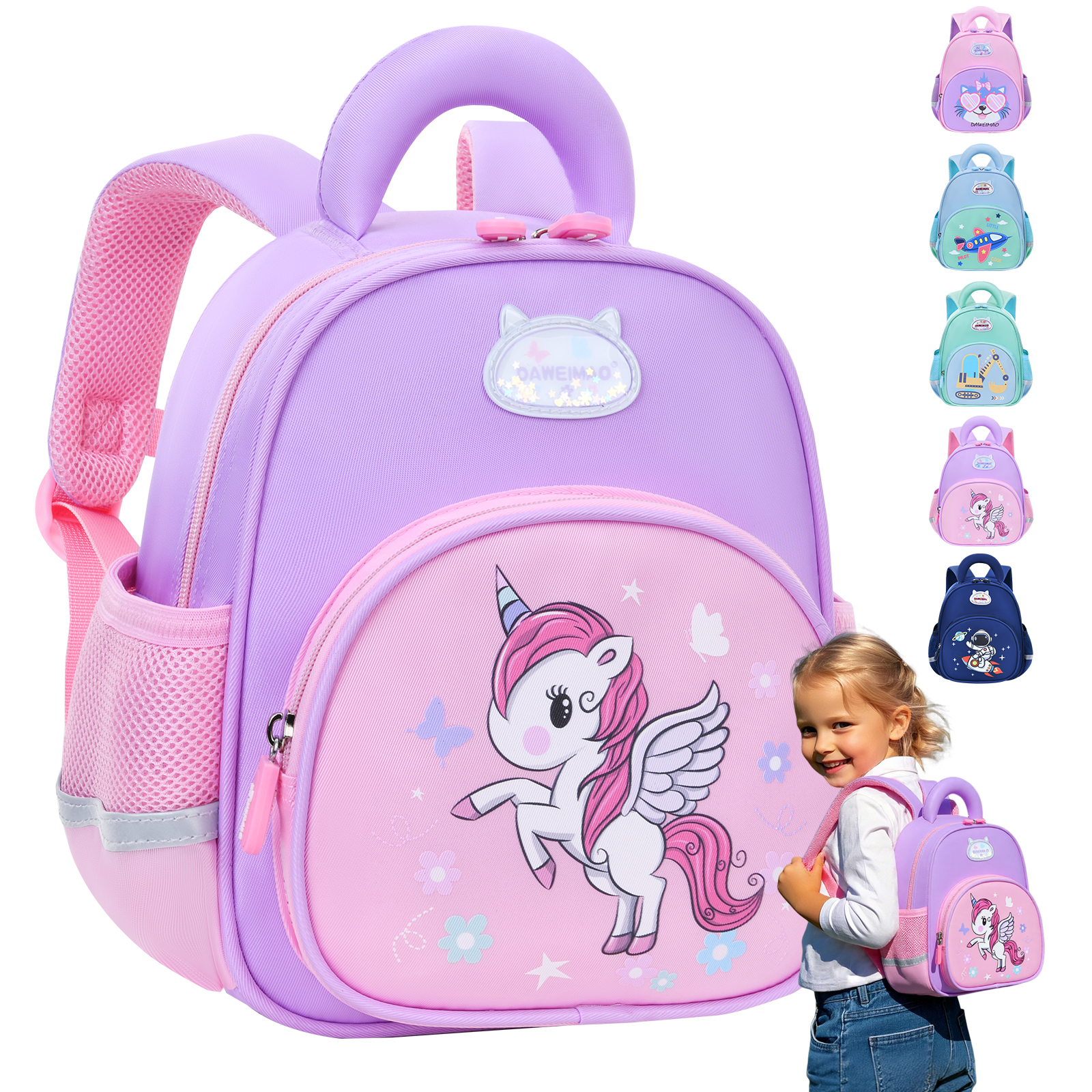 Mochila escolar de nailon impermeable y gran capacidad Proveedor en China