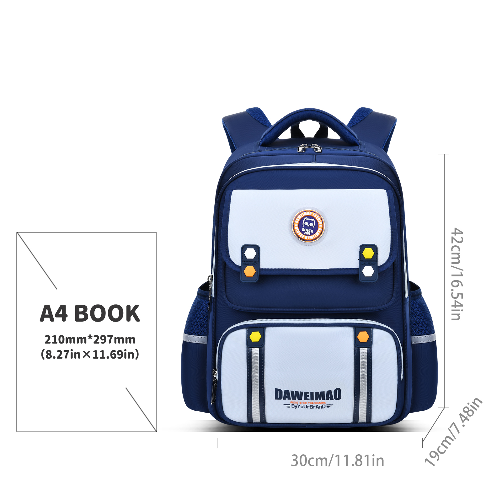 Mochila escolar de imitación nailon duradero Proveedor directo de fábrica