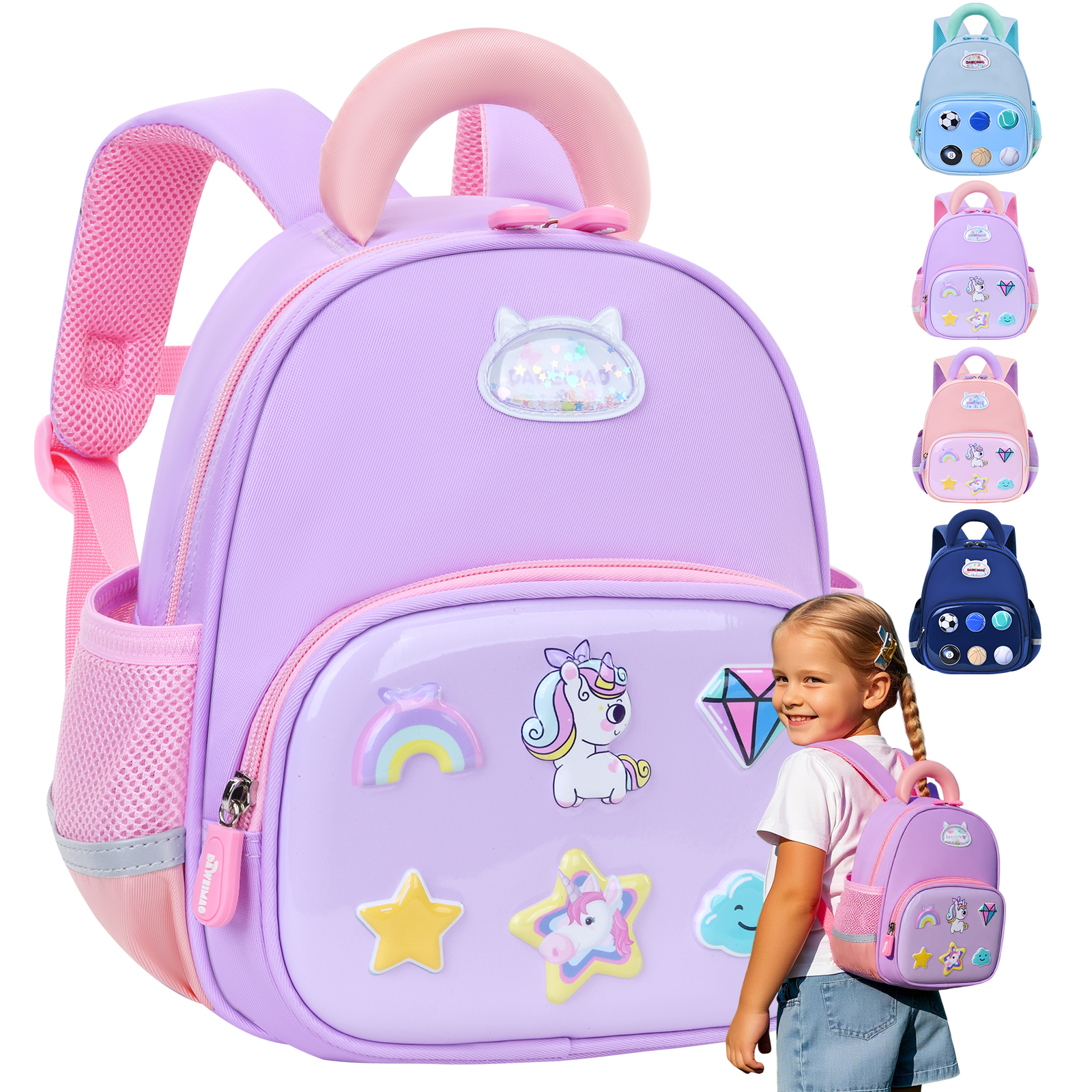Mochila escolar de nailon duradero Proveedor directo de fábrica