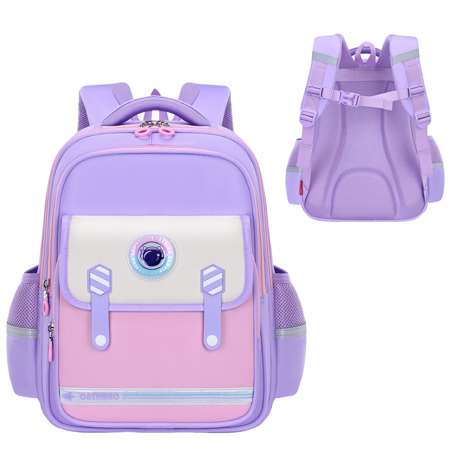 Mochila escolar de imitación nailon repelente al agua Exportación directa para plataformas B2B