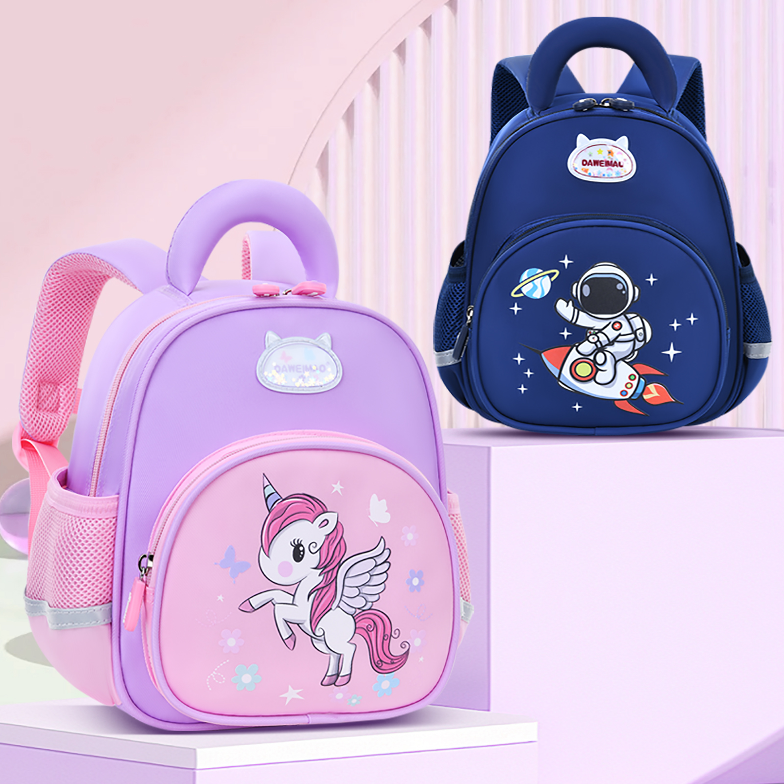 Mochila escolar de nailon impermeable y gran capacidad Proveedor en China