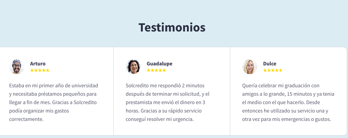 ¿Solcredito es confiable?