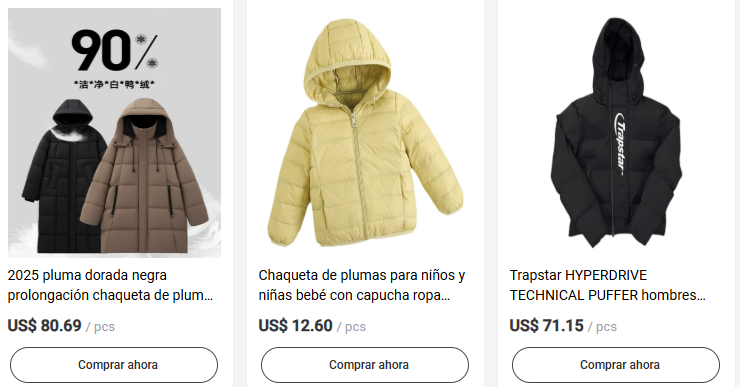 Cómo importar chaquetas de plumas desde China? Guía de compra