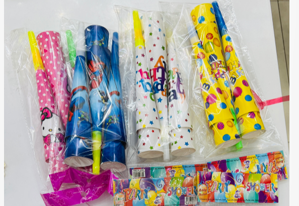 Trompeta de papel (paquete de 6 piezas)