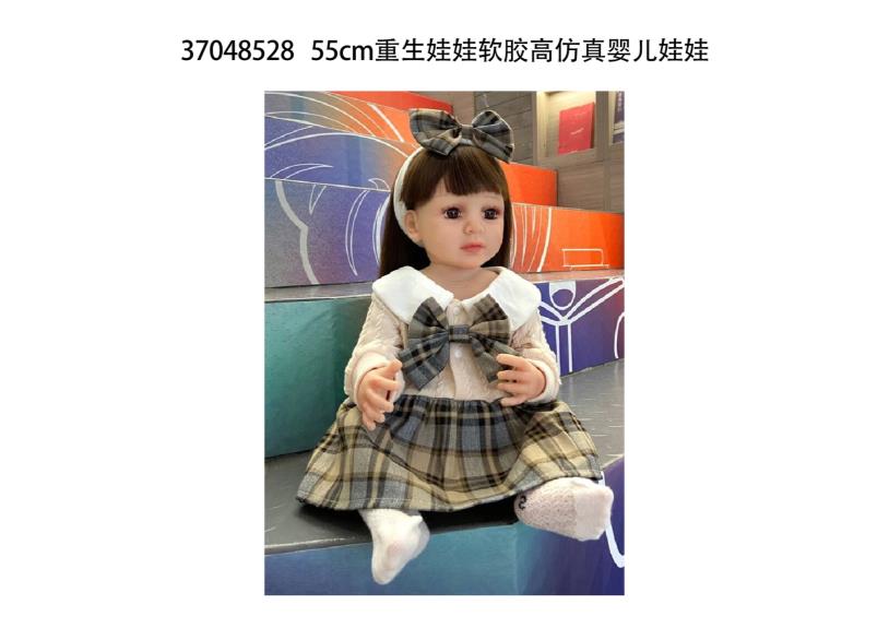 Muñeca reborn de 55 cm con diálogo de voz y sensor de gravedad