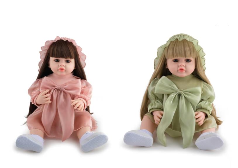 Muñeca reborn de 55 cm con diálogo de voz y sensor de gravedad