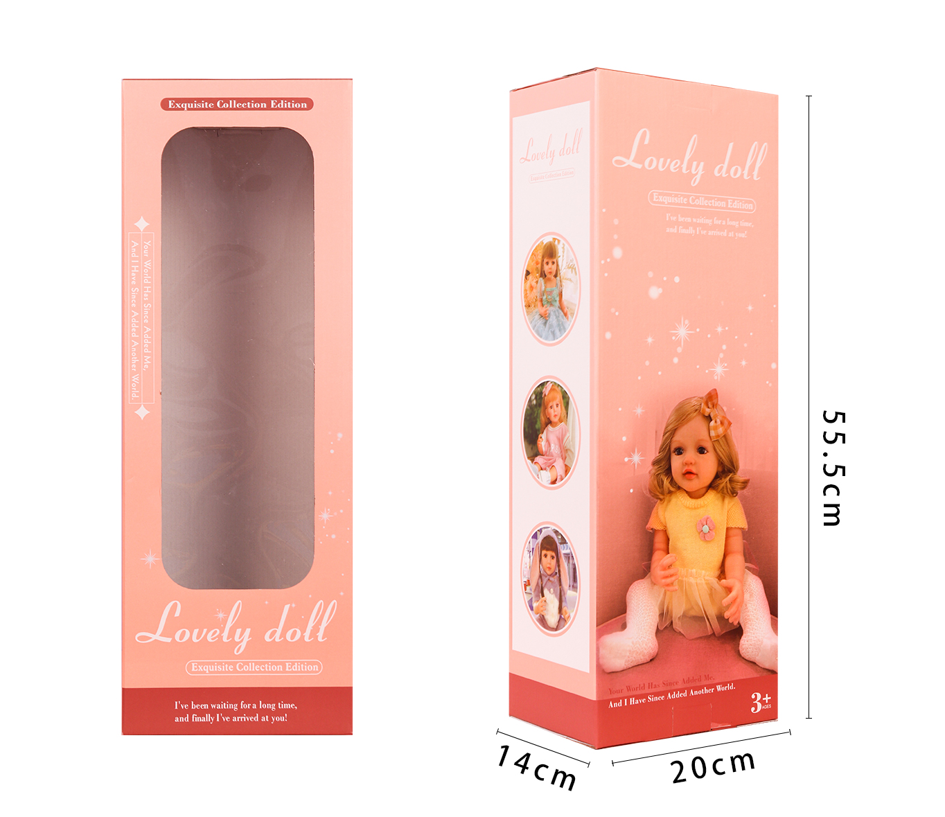 Muñeca reborn de 55 cm con diálogo de voz y sensor de gravedad