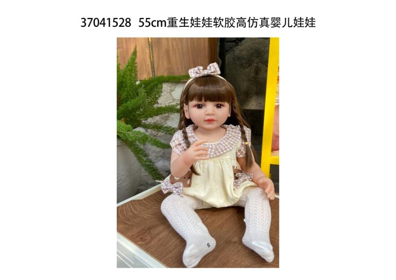 Muñeca reborn de 55 cm con diálogo de voz y sensor de gravedad