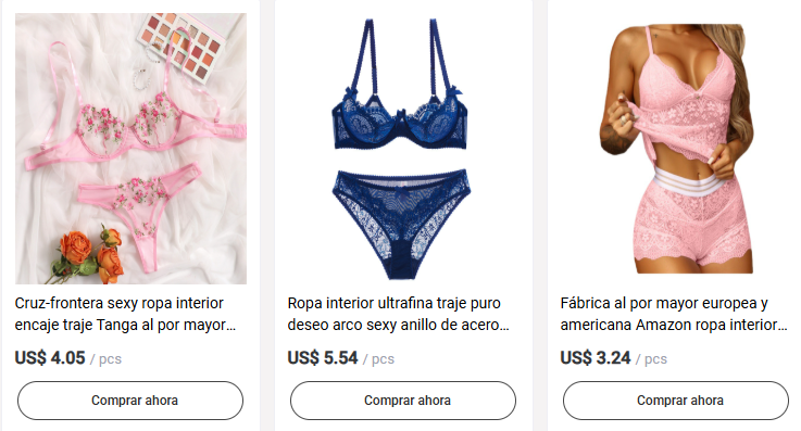 los el 5 principales principal proveedores proveedor ropas ropa interiores interior al a+el mayores mayor china