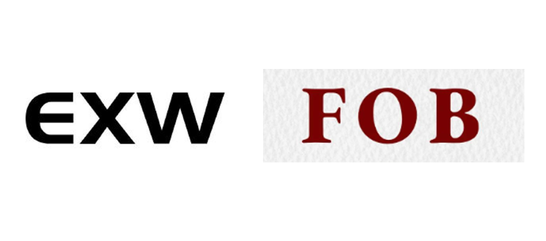 ¿ cual es ser la el diferencias diferencia entre exw y fob al a+el importar desde china ?