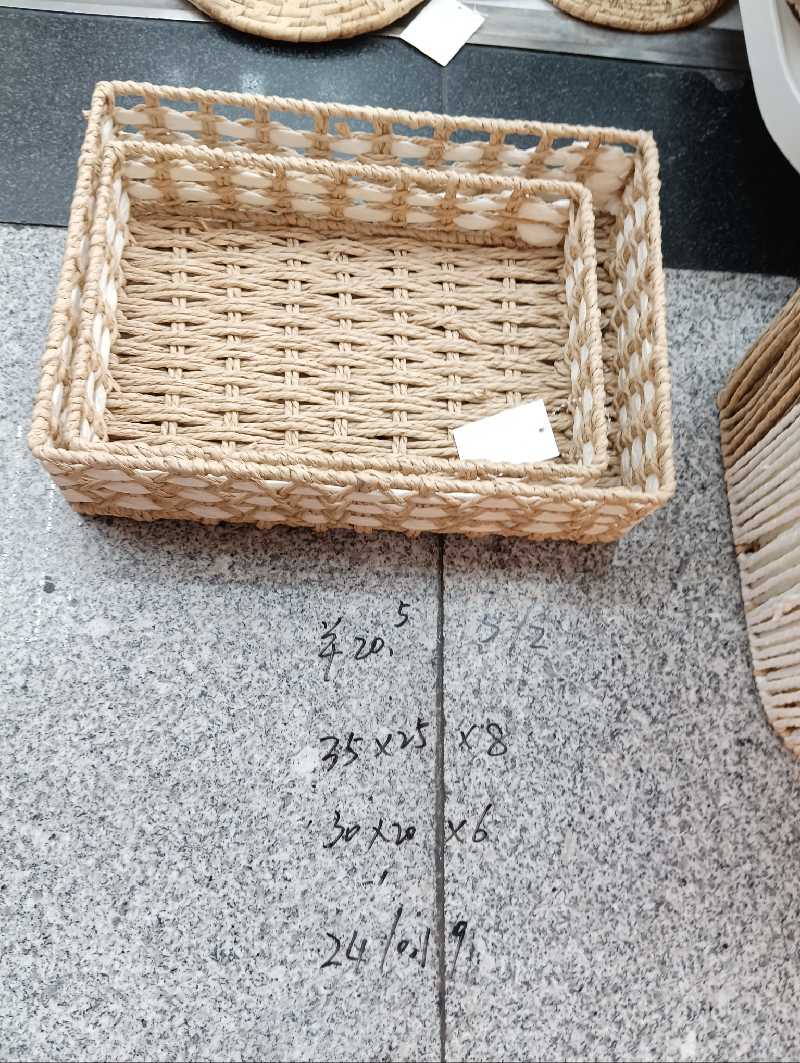 Cesto de almacenamiento 2pcs 35*25*8