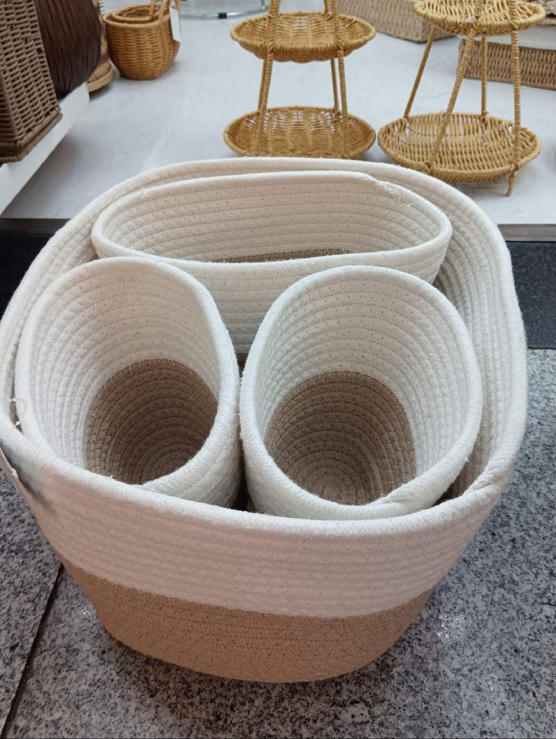 Cesto de almacenamiento 4pcs 34*30+26*14+19*12