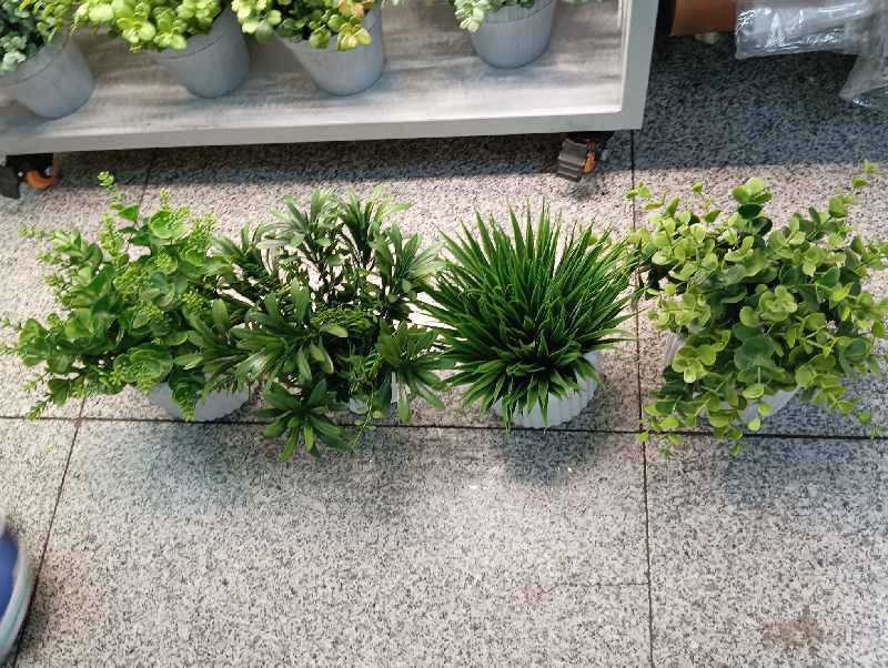 Plantas artificiales28cm,cuatro modelos surtido image 2