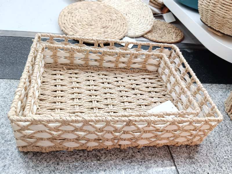 Cesto de almacenamiento 2pcs 35*25*8