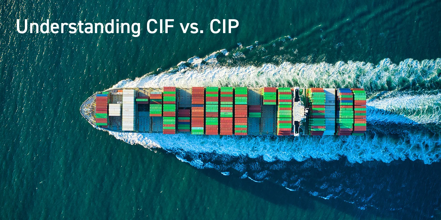 ¿ cual es ser la el diferencias diferencia entre cif y cip ? guia clara claras claro importadores importador