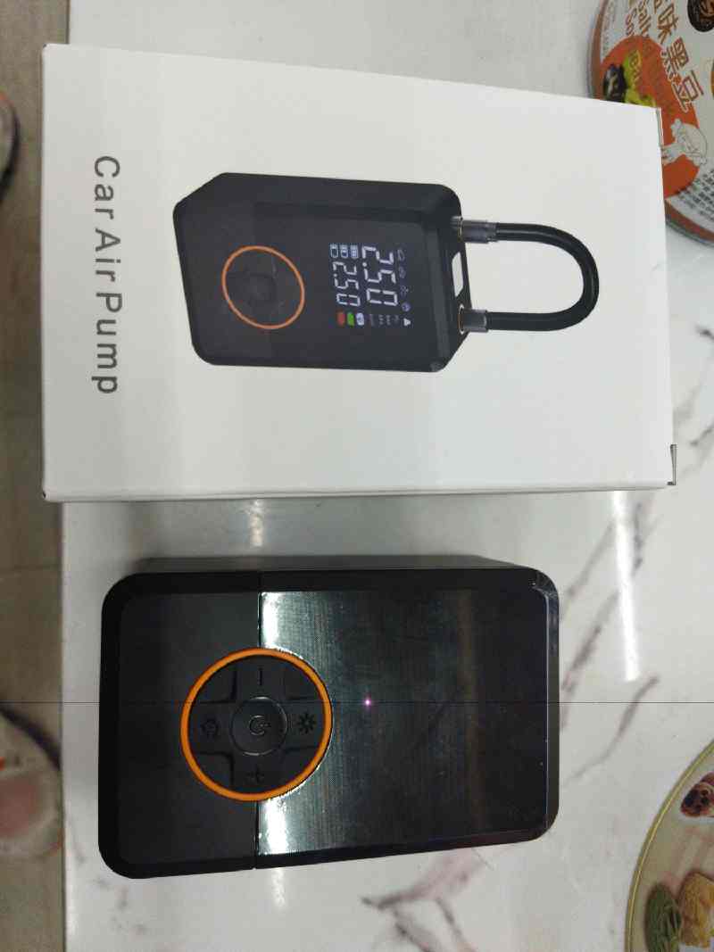 Bomba de aire, 7,4 V, 50 W, 2000 mAh*2, caja de color, con pantalla digital