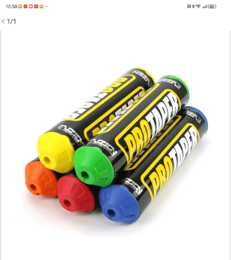 Protector universal para manillar de motocicleta, colores combinados