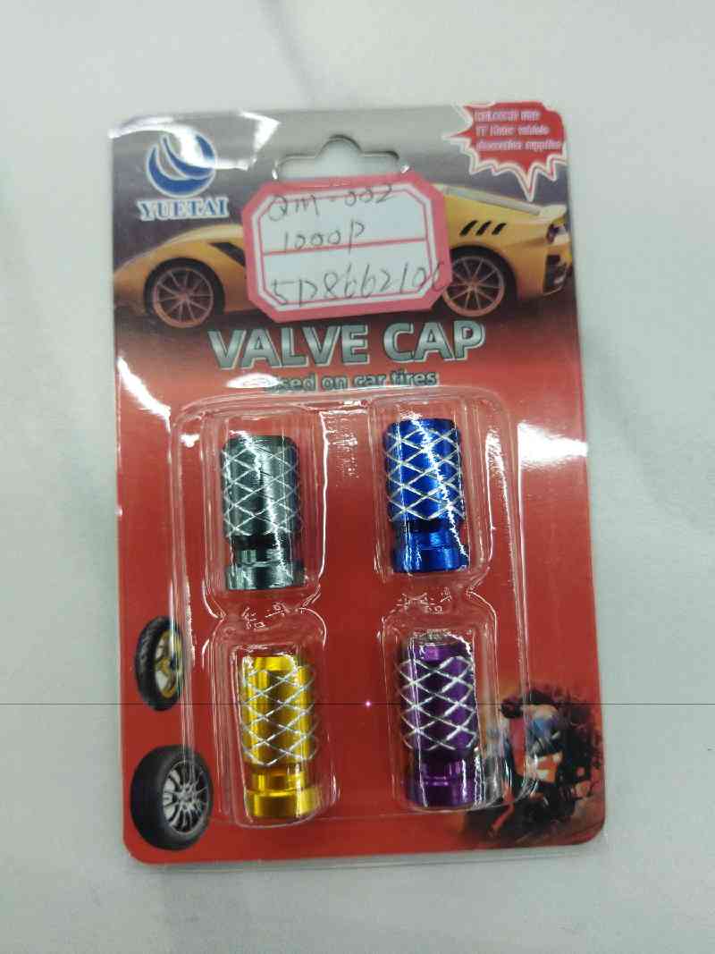 Vástagos de válvula universales para coches y motos, tarjeta de inserción