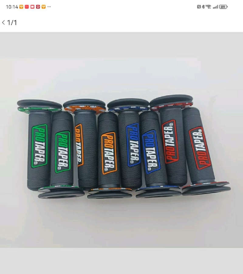 Cubiertas de manillar de vinilo, insertos de goma, color a elegir