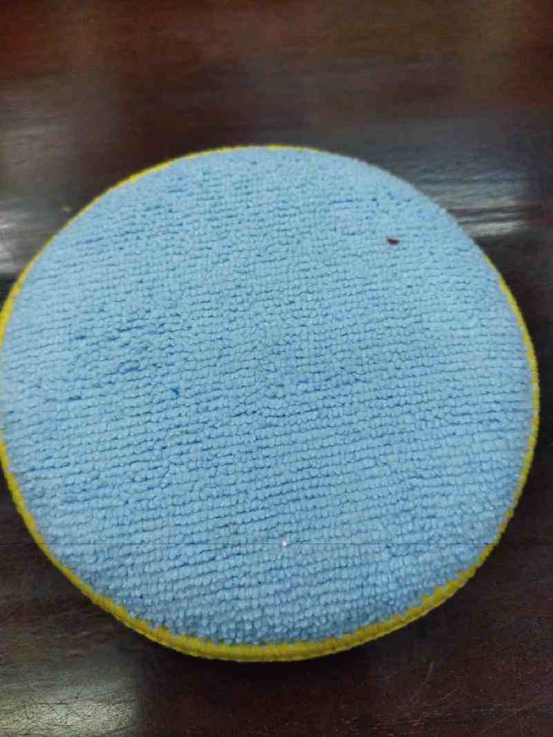 Guantes para encerar, 13 cm, esponja + poliéster, 20 unidades/bolsa, azules