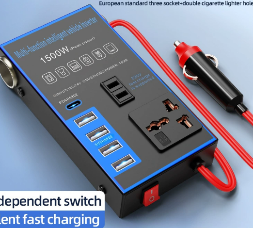 Cargador de convertidor universal 147*80*32mm