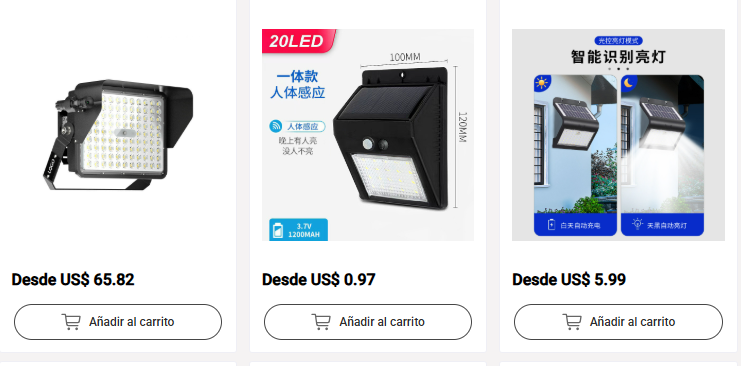 Fábricas de reflectores LED en China: precios y MOQ