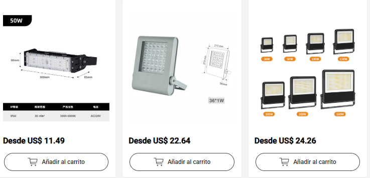 proveedores confiables confiabl confiable reflectores reflector leds led china