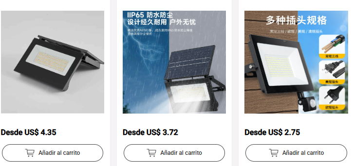 ¿Es rentable importar reflectores LED desde China?
