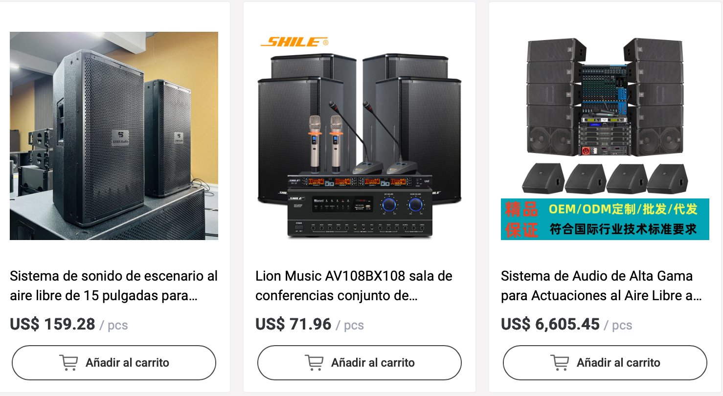 Cómo importar equipo de sonido desde China de manera segura y rentable