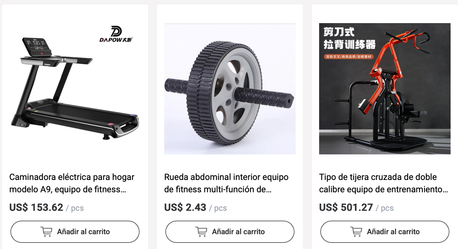 Guía para importar equipamiento y aparatos de fitness desde China