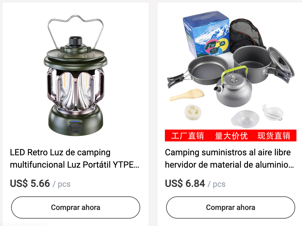 Equipo de camping: cómo importar artículos de camping desde China para el mercado latinoamericano