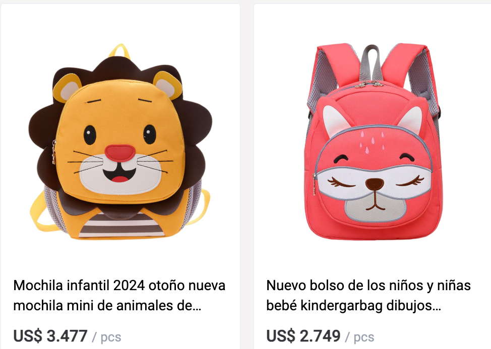 Mochila animal print: estilos más vendidos, materiales y público objetivo