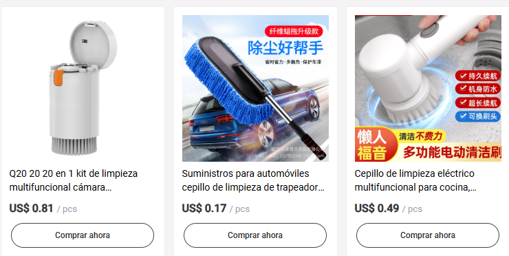 Productos de limpieza del hogar al por mayor desde China