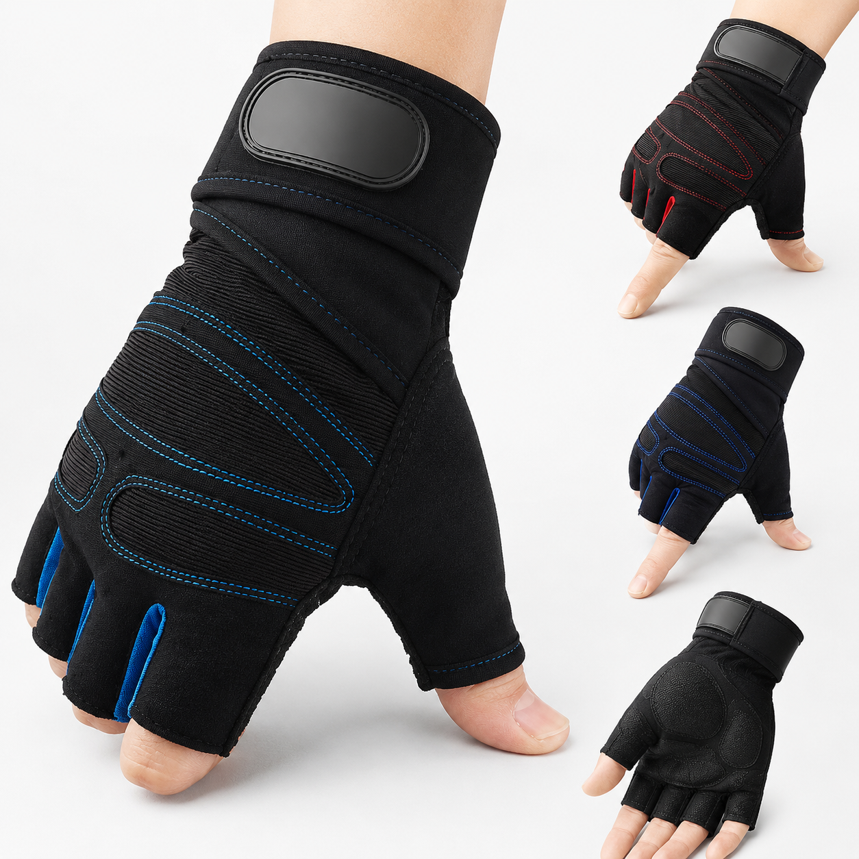 Guantes Tácticos Deportivos de Microfibra, Protección para Pesas Crossfit y Gimnasio, Unisex Antideslizantes image 1