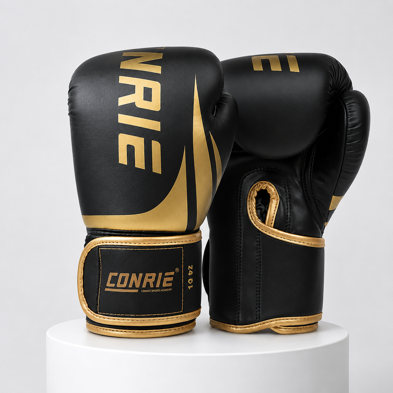 Guantes de Boxeo de PU, Protección para Boxeo y Kickboxing, Cierre de Velcro 8-16oz