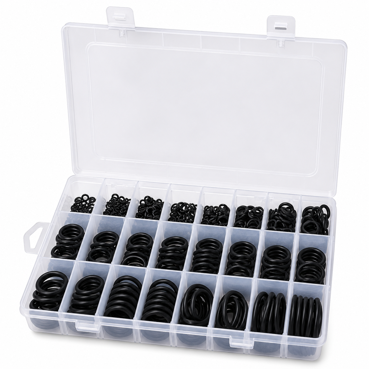 Kit de Anillos O-Ring de Caucho, Sellado Industrial para Reparaciones Mecánicas