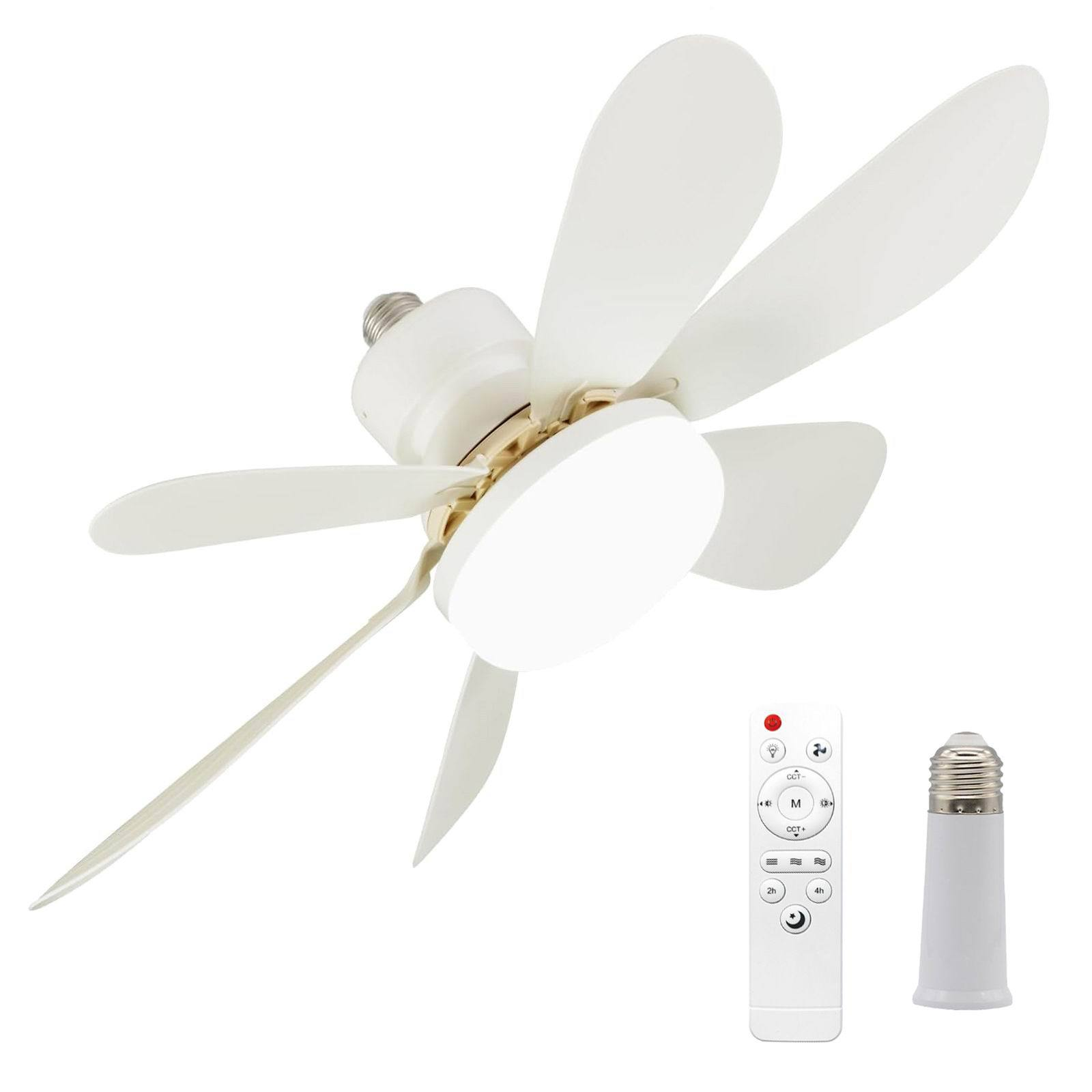Ventilador de Techo con Luz LED y Control Remoto