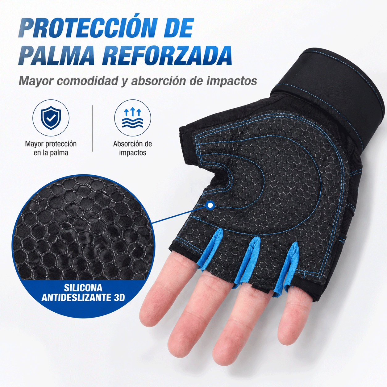 Guantes Tácticos Deportivos de Microfibra, Protección para Pesas Crossfit y Gimnasio, Unisex Antideslizantes image 2