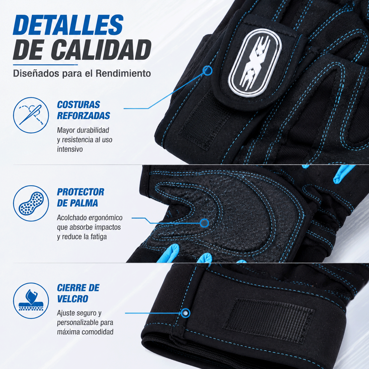 Guantes Tácticos Deportivos de Microfibra, Protección para Pesas Crossfit y Gimnasio, Unisex Antideslizantes image 5