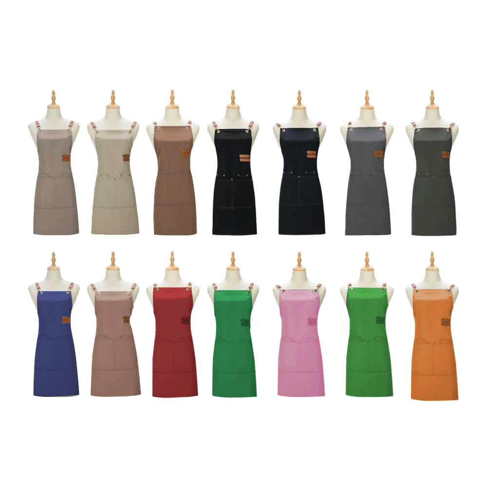 Mandil de Cocina Ajustable Impermeable Multiusos 76 × 67 cm image 6