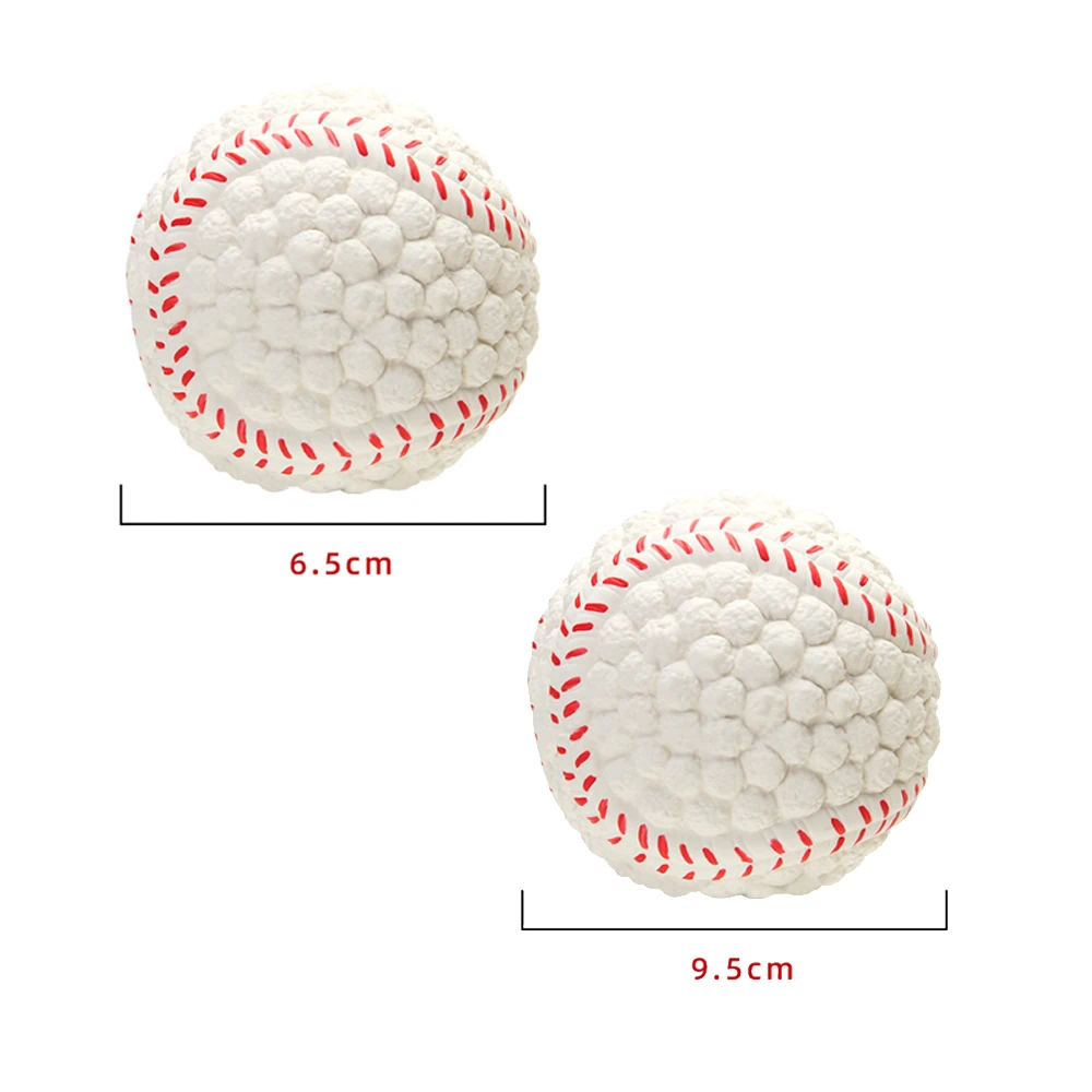 Pelota de Látex para Perros, Sonajero, Mordedor, 9.5cm