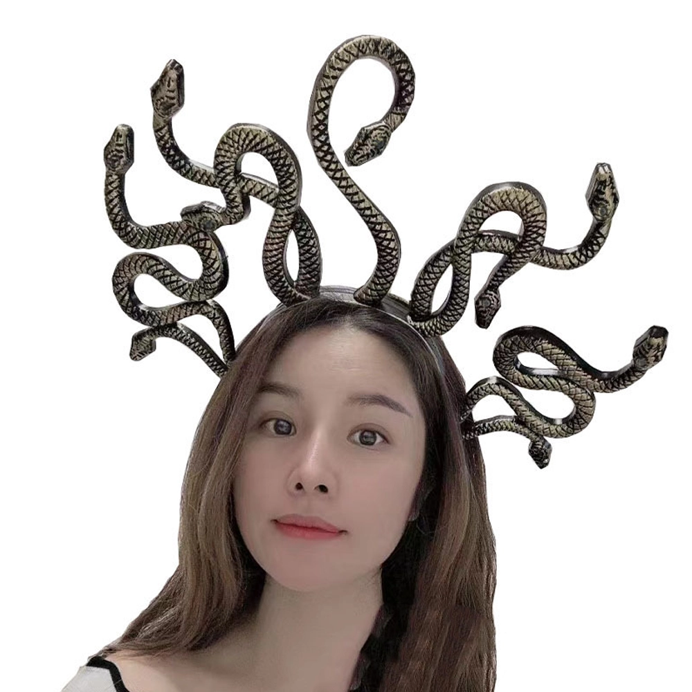 Diadema de Medusa con Serpientes para Halloween