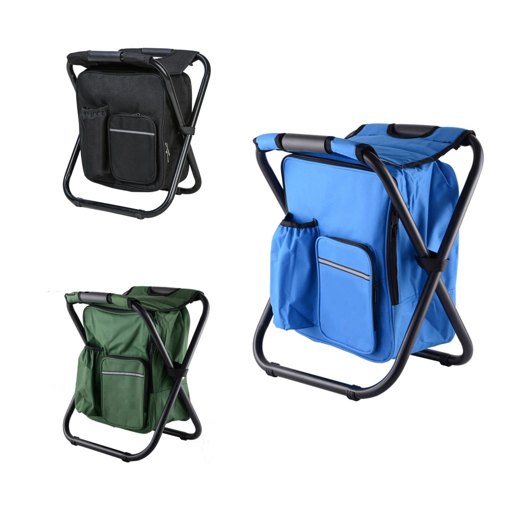 Silla Mochila Plegable para Exteriores, con Capa Térmica, para Pesca y Camping image 2